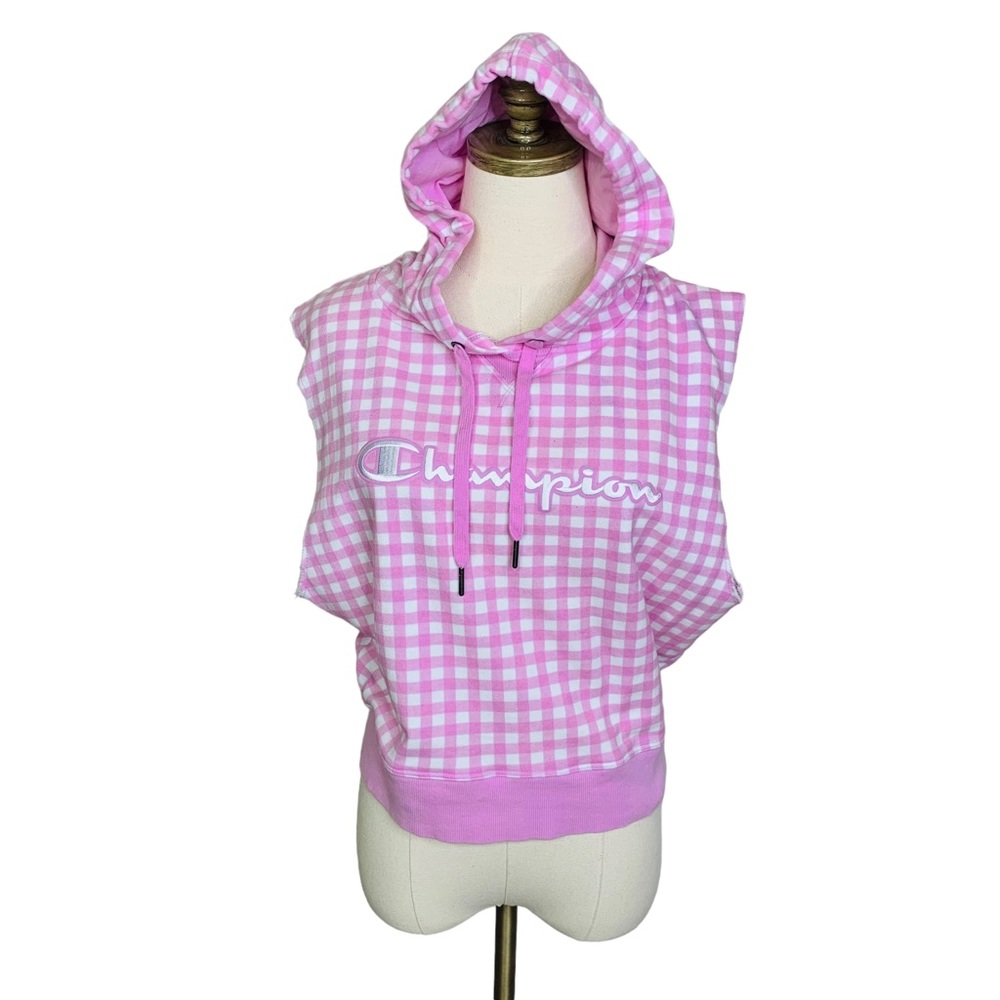 Champion Athletic Wear Pink Pullover Hoodie MEDIUM 3552